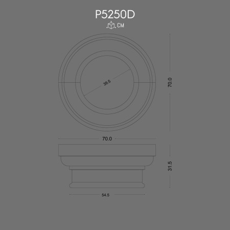 Polyurethane Column Capital P5250D Design and Decoration Ideas