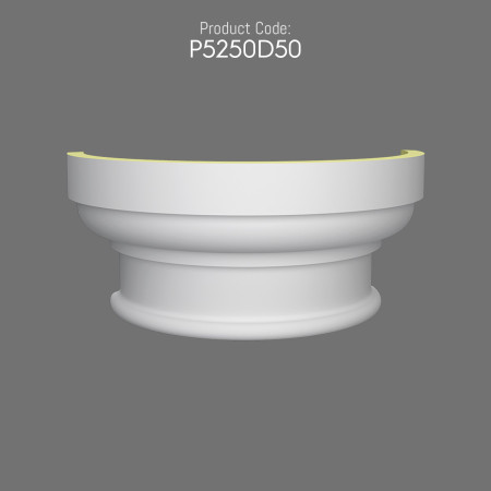 Polyurethane Column Capital P5250D50 Decorative Models and Prices