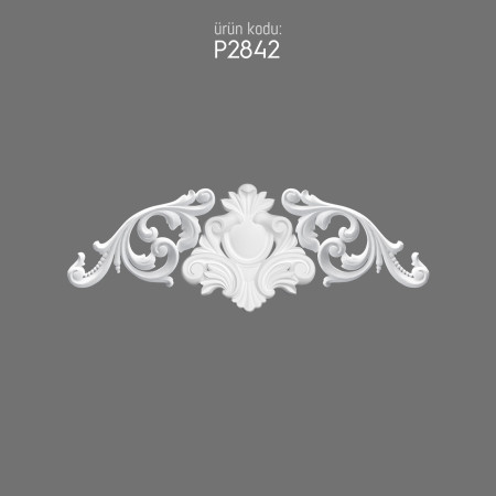 Polyurethane Crown P2842 Decorative Wall Crown Design
