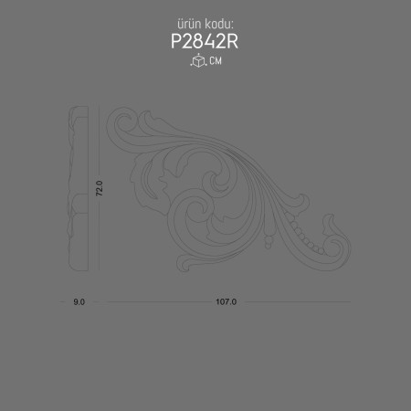 Polyurethane Crown P2842R Decorative Crown Designs and Stylish Ideas