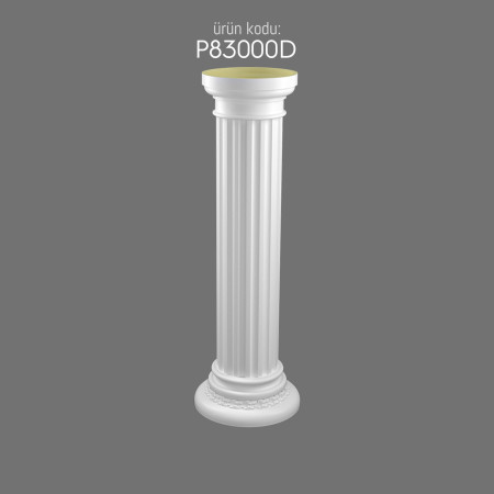 P83000D Polyurethane Short Roman Column Decorative Design