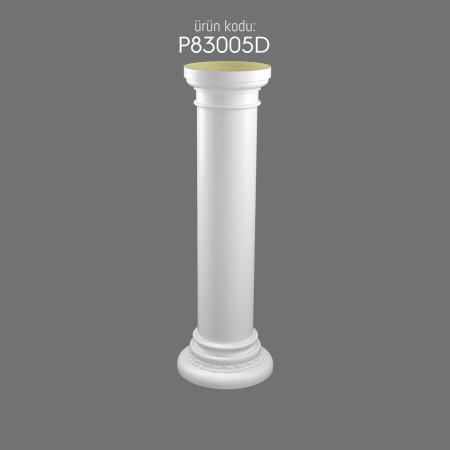 P83005D Polyurethane Short Roman Column Table Model