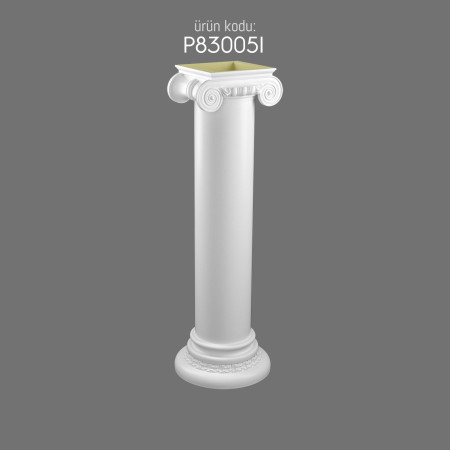 Polyurethane Short Roman Column P83005I Decoration Ideas