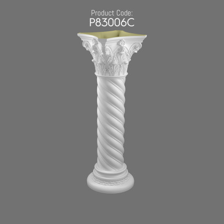 P83006C Short Roman Column Decorative Pedestal Design