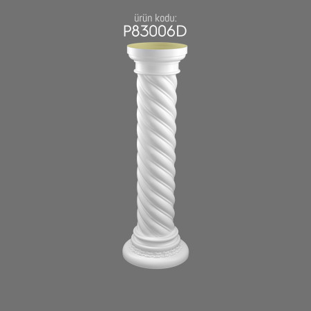 P83006D Polyurethane Short Roman Column Decorative Stand
