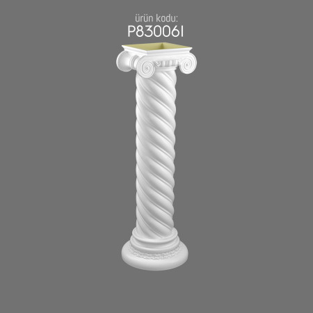 P83006I Polyurethane Short Roman Column Decorative Stand