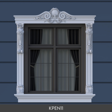 Polyurethane Window Mouldings KPEN11 Decorative Design