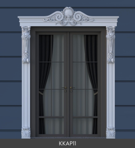 Polyurethane Door Mouldings KKAP11 Elegant Design