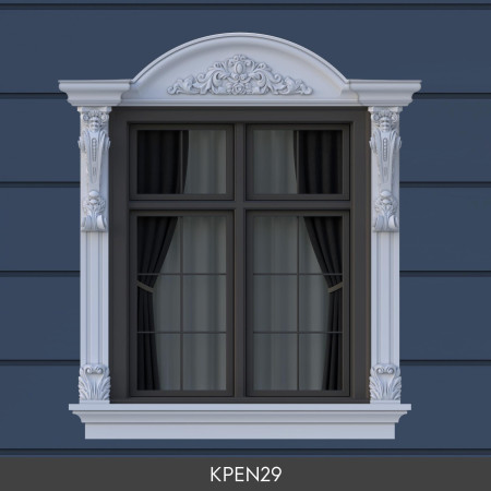 KPEN29 Elegant Polyurethane Window Moldings Design