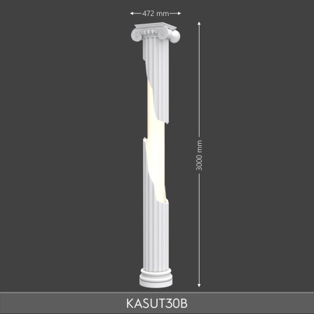 Modern Polyurethane Lighting Columns KASUT30B Decorative Design