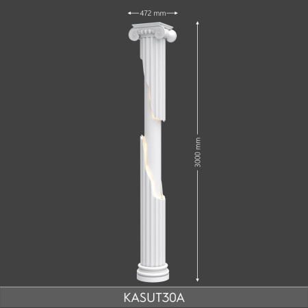 Polyurethane Lighting Columns KASUT30A Wedding Hall Decoration