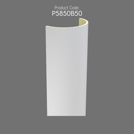 Polyurethane Straight Column P5850B50 Ottoman Style Decoration