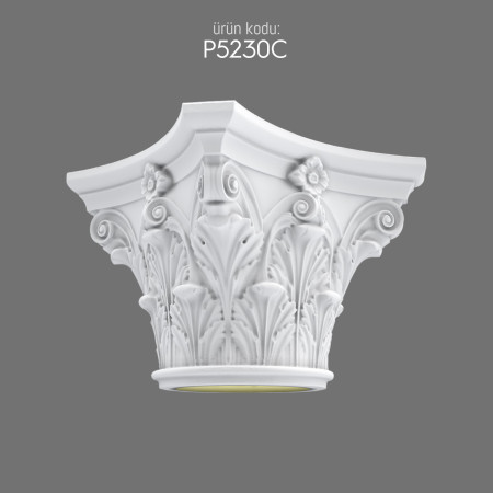 P5230C Our Polyurethane Decor columns prices products are not styrofoam foam.