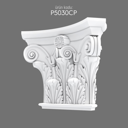 P5030CP Our Polyurethane Decor pilaster column header prices products are not styrofoam foam.