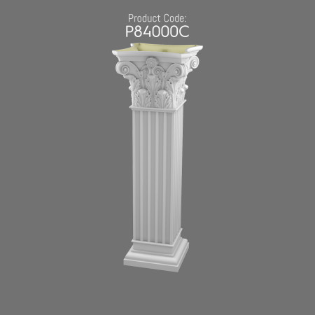 P84000C Polyurethane rigid foam Short Roman Column Coffee Table headboard wooden equivalent Short Roman Column Coffee Tables