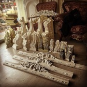 Polyurethane Brackets and Crown Designs with Ornamental Patterns