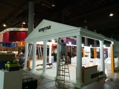 Polyurethane Classical Trade Fair Booths with Fluted Columns and Pediment Polyurethane floor molding models floor molding models prices <h2>Classical Elegance in Polyurethane Trade Fair Booths</h2><p>Trade fair