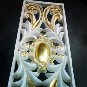 Panel dekupe poliuretani i pikturueshëm për dekorim klasik vile