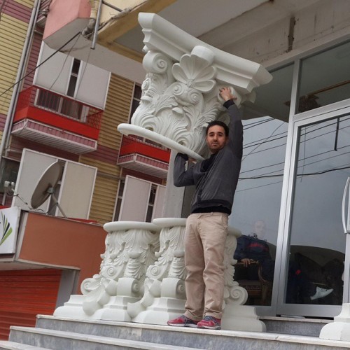 80 cm polyurethane column capital corinthian Polyurethane column heading prices Polyurethane Column Prices Jamb Column Prices Decorative Column Prices Plaster Column prices Foam Column Prices Column Models Polyurethane Column Coating