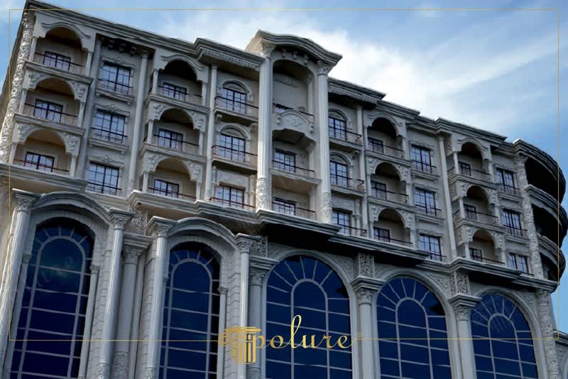 Polyurethane Classical Facade Decoration with Elegant Design Details