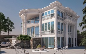 Polyurethane Exterior Cladding with Classical Villa Design Polyurethane floor molding models floor molding models prices <h2>Polyurethane Classical Villa Facade</h2><p>The villa stands as a