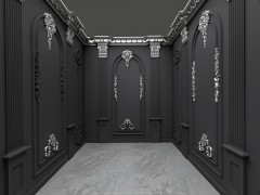 Classical Polyurethane Decoration Ideas for Bridal Shop Interiors