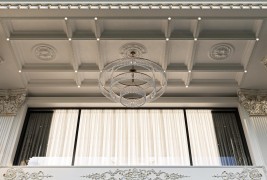 Elegant Polyurethane Exterior Decorations for Villas with Balcony and Terrace Details