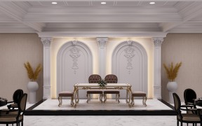 Elegant Wedding Hall Stage with Polyurethane Columns and Classical Details Polyurethane floor molding models floor molding models prices <h2>Polyurethane Columns and Classical Wedding Stage Design</h2><p>The wedding