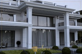 Modern Classic Villa with Polyurethane Details and Elegant Facade Design Polyurethane floor molding models floor molding models prices <h2>Harmonizing Classical Elegance with Modern Geometry</h2><p>The architectural composition