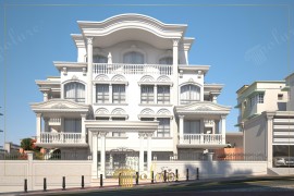 Classical Villa Exterior with Polyurethane Columns and Ornamental Facade Polyurethane floor molding models floor molding models prices <h2>Classical Villa Exterior Design with Polyurethane Elements</h2><p>The featured