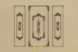 Elegant Polyurethane Wall Mouldings with Classic Ornamental Motifs