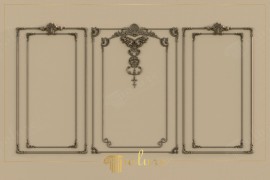 Polyurethane wall frames with classical motifs for elegant interiors