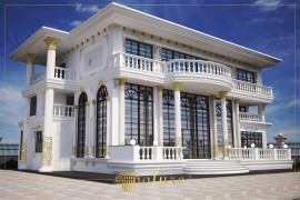 Elegant Villa Design with Polyurethane Classical Architectural Details Polyurethane floor molding models floor molding models prices <h2>Classical Inspiration in Modern Villa Architecture</h2><p>This villa embodies