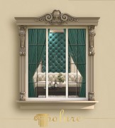 Classical Window Decoration with Polyurethane Sill and Ornamental Motifs Polyurethane floor molding models floor molding models prices <h2>Classical Elegance in Window Frame Design</h2><p>This window decoration