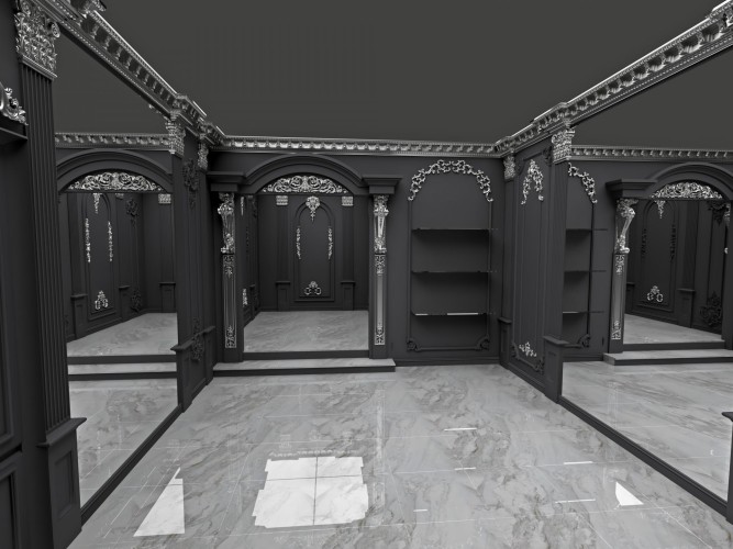 Klasyczna dekoracja poliuretanowa w butikach ślubnych <h2>Poliuretan i klasyczny szyk w butikach ślubnych</h2><p>Butiki ślubne coraz częściej wykorzystują <strong>poliuretanowe</strong> profile i zdobienia, aby nadać wnętrzom charakter luksusowej, klasycznej scenografii. Ciemne ściany ozdobione płaskorzeźbami, akantowymi liśćmi i misternymi ornamentami tworzą aurę elegancji, podczas gdy kontrastowa marmurowa posadzka odbija światło i buduje wrażenie przestronności.</p><p>Aranżacja opiera się na łukach i kolumnach, których wystrój nawiązuje do tradycji <strong>klasycyzmu</strong>. Detale w kolorze srebra podkreślają bogactwo form, a rytmiczne fryzy i gzymsy nadają przestrzeni spójny rytm. Ornamenty roślinne i geometryczne odwołują się do dawnych tradycji <strong>architektury</strong> europejskiej, rozwijając ideę estetyki, którą spotykano już w epoce baroku.</p><p>Wnętrze butików, wzbogacone o <strong>dekoracje</strong> poliuretanowe, nie tylko podnosi prestiż miejsca, lecz także stanowi doskonałą scenerię dla prezentacji sukni ślubnych i dodatków. Rozwiązanie to łączy trwałość materiału z wyjątkową dbałością o detal.</p><ul><li>Marmurowa posadzka ze srebrzystymi żyłkowaniami</li><li>Łuki i kolumny z bogato zdobionymi kapitelami</li><li>Listwy gzymsowe pokryte reliefami roślinnymi i geometrycznymi</li><li>Kontrast ciemnych ścian i jasnego kamienia</li></ul><p>Już w architekturze starożytnej stosowano ornamenty zdobiące kolumny i fryzy, by podkreślać monumentalność wnętrz. Dzisiejsze butiki przenoszą tę tradycję w nowoczesny kontekst.</p>
<p>Wnętrze butików ślubnych ozdobione poliuretanem emanuje luksusem. Detale srebrne tworzą poczucie elegancji. Ciemne ściany kontrastują z jaśniejszą marmurową posadzką. Ornamenty roślinne nadają przestrzeni delikatności. Geometryczne motywy dodają rytmu. Kapitele kolumn podkreślają <strong>klasyczny</strong> charakter. Zdobione łuki wprowadzają teatralny nastrój. Fryzy i gzymsy wyznaczają harmonię przestrzeni. <strong>Dekoracja</strong> poliuretanowa łączy estetykę i trwałość. Marmurowa podłoga odbija światło, powiększając optycznie wnętrze. Styl ten inspiruje klientów butików ślubnych. <strong>Architektura</strong> klasyczna staje się tłem dla mody. Każdy detal wzmacnia nastrój uroczystości. <strong>Ornament</strong> ożywia ściany. Całość tworzy unikatową atmosferę.</p>