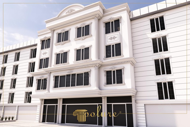 Fachada clássica independente com detalhes em poliuretano elegante <h2>Fachada clássica com poliuretano</h2><p>A utilização de <strong>poliuretano</strong> na composição desta fachada demonstra o potencial do material para criar detalhes ricos, leves e duráveis. As molduras que contornam as janelas apresentam delicados <strong>relevos decorativos</strong> em formato geométrico e floral, realçando a sofisticação clássica do edifício.</p><p>As <strong>colunas verticais</strong> sustentam visualmente as varandas e trazem um caráter monumental, evocando tradições arquitetônicas que remetem a ornamentos de épocas greco-romanas. Pequenos frisos trabalhados atravessam a fachada, criando linhas horizontais que se equilibram com a verticalidade contínua das janelas altas.</p><p>A composição alterna elementos robustos com <strong>motivos geométricos</strong> sutis, de forma a manter a harmonia e a identidade clássica. Cada janela é cuidadosamente emoldurada com relevos e adornos, reforçando o ritmo visual e o refinamento da construção.</p><p>Historicamente, ornamentos como estes remetem à tradição renascentista e barroca, que valorizavam a riqueza e a elegância das superfícies arquitetônicas. Hoje, o uso de materiais modernos como o poliuretano permite replicar esses efeitos com mais leveza e resistência.</p><ul><li>Detalhes ornamentados em relevo.</li><li>Colunas clássicas com capitéis decorativos.</li><li>Frisos horizontais e simetria geométrica.</li><li>Acabamento branco atemporal para elegância.</li></ul><p>O resultado é uma fachada inspiradora, que une tradição e modernidade em um conjunto harmônico e marcante.</p>

<p>Este projeto de fachada utiliza <strong>poliuretano</strong> para alcançar uma estética clássica única. As molduras envolvem as janelas com <strong>relevos decorativos</strong> detalhados. As <strong>colunas verticais</strong> conferem imponência e sofisticação ao prédio. A cor branca traz pureza visual e destaca os ornamentos. Os frisos horizontais equilibram a proporção vertical das janelas. Cada abertura é enriquecida com motivos geométricos e florais. O design valoriza tanto a monumentalidade como a delicadeza. O uso de poliuretano proporciona leveza estrutural e durabilidade. A fachada remete à tradição arquitetônica greco-romana. Há inspiração também no barroco e no renascimento. O contraste entre superfícies claras e janelas escuras reforça a sofisticação. Detalhes simétricos dão ritmo harmonioso à composição. A riqueza ornamental é equilibrada por linhas geométricas discretas. O conjunto traduz modernidade aliada à tradição clássica. É um exemplo marcante de fachada independente decorativa e duradoura.</p>