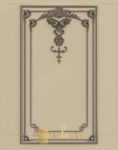 Elegante klassieke wanddecoratie met polyurethaan lijsten <h2>Klassieke wandpaneeldecoratie</h2><p>Dit paneel is ontworpen met zorgvuldig uitgewerkte <strong>ornamenten</strong> die symmetrie en verfijning benadrukken. De bovenrand wordt bekroond door een schelpvormige decoratie die vaak voorkomt in de oorsprong van barokke en rococo interieurs. De florale motieven en de krullende vormen geven een gevoel van beweging en harmonie.</p><p>De hoeken zijn voorzien van subtiele krullen die een vloeiende overgang creëren tussen het kader en het centrale vlak. Het reliëf in het midden vertoont bloemrijke details die contrasteert met de gladde achtergrond, wat een elegante dieptewerking oplevert.</p><h2>Materiaal en duurzaamheid</h2><p>De afwerking in <strong>polyurethaan</strong> zorgt niet alleen voor een duurzame en lichte oplossing, maar vergemakkelijkt ook de installatie. Dit materiaal staat bekend om zijn stabiliteit en detailbehoud, waardoor de fijnste geometrieën zichtbaar blijven. De decoratie combineert historische stijl met moderne productietechnieken.</p><h2>Historische noot</h2><p>Het gebruik van schelpvormige decoraties vindt zijn oorsprong in de renaissance en werd later populair in de rococo-architectuur. Deze referenties aan de kunstgeschiedenis geven de decoratie een extra gelaagdheid, waardoor ze meer is dan slechts een wandbekleding.</p><ul><li>Gedetailleerde <strong>klassieke lijsten</strong></li><li>Florale en symmetrische <strong>motieven</strong></li><li>Duurzaam en licht materiaal</li><li>Eenvoudig toepasbaar in diverse interieurs</li></ul>
<p>Deze klassieke wanddecoratie benadrukt elegantie met verfijnde <strong>ornamenten</strong> die zowel florale als symmetrische elementen combineren. Het gebruik van een schelpvormig detail roept associaties op met historische interieurs. De hoeken zijn voorzien van subtiele krullijnen die harmonie scheppen. Dankzij het lichtgewicht <strong>polyurethaan</strong> blijft de constructie duurzaam. De dieptewerking van het reliëf versterkt de visuele dynamiek. De combinatie van strakke geometrie en zachte bloemdetails creëert balans. Een gladde achtergrond legt de nadruk op de decoratieve patronen. Dit paneel past in diverse klassieke en moderne ruimtes. Het herinnert aan barokke en rococo-esthetiek. Het tijdloze karakter maakt integratie eenvoudig. De decoratie voegt verfijning toe aan elke muur. Materialen zorgen voor langdurige stabiliteit. Sierlijke afwerkingen accentueren het geheel. Geschikt voor woonkamers, hallen en representatieve zalen. Deze <strong>klassieke wanddecoratie</strong> vormt een stijlvol architecturaal accent.</p>