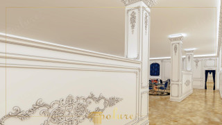 Polyurethane Classical Interior Elegance for Wedding Hall Decoration