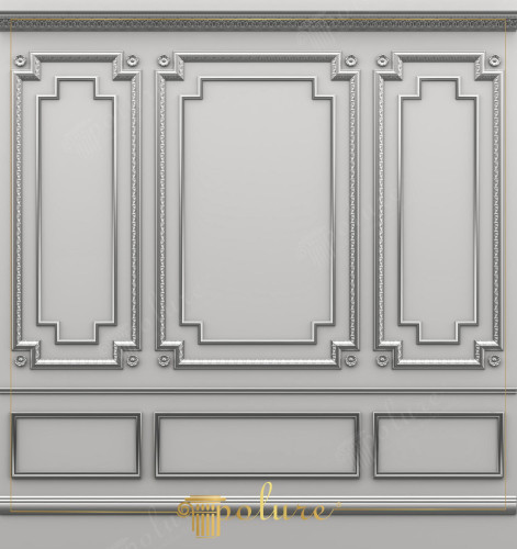 Elegância Clássica e Moderna com Painéis de Poliuretano para Paredes <h2>Decoração Clássica com Detalhes Modernos</h2><p>Os painéis de <strong>poliuretano</strong> aplicados em paredes trazem uma fusão harmoniosa entre o estilo clássico e o contemporâneo. As molduras geométricas retangulares e a simetria das composições criam um impacto visual de elegância. O contraste das linhas retas com ornamentos sutis em relevo destaca a sensação de equilíbrio e requinte.</p><p>Os detalhes de <strong>moldura</strong> e os acabamentos em baixo-relevo evocam a tradição dos interiores europeus, especialmente aqueles inspirados no período neoclássico, em que a proporção e a ordem eram conceitos centrais. Ao mesmo tempo, a superfície lisa e as linhas limpas alinham-se com a estética <strong>moderna</strong>, adaptando-se facilmente a diferentes paletas de cores.</p><p>Entre as vantagens do material está a leveza, a resistência e a longa durabilidade do poliuretano, o que o torna uma solução prática e sofisticada em projetos de interiores. Um toque extra de <strong>sofisticação</strong> é garantido pela composição modular, o que permite personalização e adaptação a variados espaços.</p><h2>Harmonia Visual e Funcionalidade</h2><p>As molduras em relevo seguem padrões geométricos bem definidos, onde cada retângulo ou quadrado é circundado por filetes decorativos. Pequenos ornamentos circulares dão ritmo à composição, criando um contraste entre formas retas e curvas. Essa combinação resulta em uma decoração que é, ao mesmo tempo, luxuosa e equilibrada.</p><p>Utilizando esse tipo de <strong>design</strong>, é possível transformar ambientes residenciais ou comerciais em espaços que transmitem elegância e acolhimento. Historicamente, molduras e painéis semelhantes eram usados em palácios franceses no século XVIII, reforçando o caráter aristocrático da decoração, agora reinterpretado de maneira leve e acessível.</p>

<p>Os painéis de <strong>poliuretano</strong> para paredes oferecem sofisticação atemporal. Suas molduras criam sensação de ordem. Os relevos garantem profundidade visual. Um toque de <strong>design</strong> clássico se une ao moderno. As formas geométricas reforçam equilíbrio. Os ornamentos circulares dão delicadeza. A superfície clara amplia possibilidades de cor. A <strong>decoração</strong> adquire elegância versátil. A resistência do material proporciona durabilidade. A leveza permite aplicação prática. O estilo neoclássico é reinterpretado. As linhas sutis valorizam ambientes contemporâneos. A combinação de simetria e detalhe transmite <strong>sofisticação</strong>. Espaços residenciais ou comerciais ganham requinte. Essa solução integra tradição e inovação.</p>