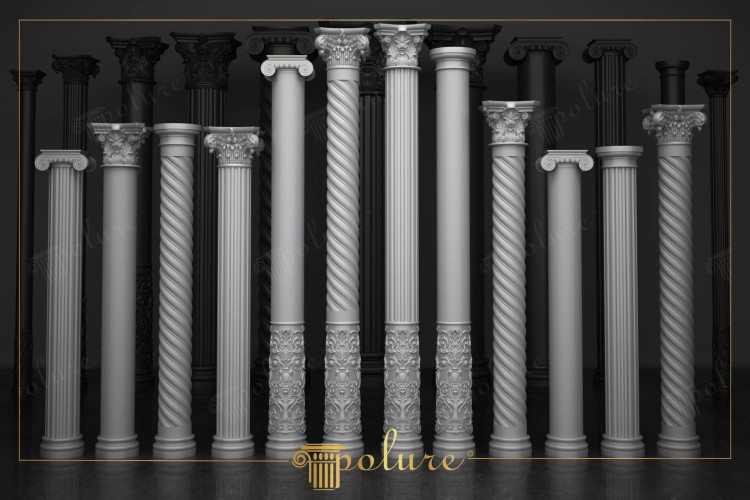 Elegant Polyurethane Column Cladding with Classical Decorative Details <h2>Polyurethane Column Cladding for Classic Spaces</h2><p>Polyurethane <strong>column cladding</strong> presents an elegant solution for designing refined architectural areas. The models provide versatility in application, ranging from interior lounges to impressive facades. Unlike traditional stone, polyurethane offers easier handling and installation while preserving classical beauty.</p><p>The designs include <strong>fluted</strong> surfaces that emphasize verticality, <strong>spiral</strong> shafts that create dynamic rhythm, and richly <strong>ornamented</strong> bases with floral motifs adding artistic depth. Smooth shafts contrast with twisted geometries, offering diverse decorative options. Corinthian-inspired capitals, adorned with acanthus leaves and volutes, enhance the majestic feeling.</p><p>A brief historical note: in ancient Greece and Rome, columns symbolized strength and aesthetic perfection. Doric columns stood firm with simplicity, Ionic designs with scrolls projected grace, and Corinthian forms radiated grandeur through detailed foliage carving. Polyurethane versions revive this heritage with modern materials.</p><ul><li>Lightweight yet durable application</li><li>Multiple decorative styles from simple flutes to intricate reliefs</li><li>Suitable for both modern and traditional settings</li></ul><p>By incorporating these claddings, spaces gain a balance of historical reference and contemporary adaptability, creating timeless atmospheres anchored in classical architecture.</p>

<p>Polyurethane <strong>column cladding</strong> combines classical aesthetics with modern practicality. Spiral shafts introduce movement and depth. Smooth cylindrical forms highlight minimalistic elegance. Ornate bases reflect intricate <strong>decorative</strong> detailing. Fluted vertical lines emphasize height and order. Corinthian capitals with floral carvings add grandeur. Ionic scrollwork brings balanced refinement. The material provides strength while remaining lightweight. Interiors gain a sense of prestige through these features. Exteriors achieve architectural harmony with traditional references. Each <strong>design</strong> allows blending of symmetry and creativity. Historical inspiration is visible in geometric motifs. Contemporary applications expand design versatility. Ornamental richness enriches visual narratives. This fusion ensures spaces remain dignified and memorable.</p>