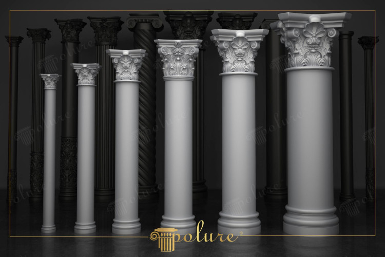 Polyurethane Corinthian Columns and Decorative Capital Models <h2>Polyurethane Corinthian Columns</h2><p>Polyurethane Corinthian columns combine the refinement of ancient design with the practicality of modern construction. The capitals exhibit intricate <strong>acanthus motifs</strong>, spiral volutes, and floral carvings, conveying the ornate essence of true Corinthian order. Their shafts vary between <strong>smooth cylindrical</strong> forms and twisted fluted patterns, using geometry to create compelling visual balance.</p><p>Historically, the Corinthian order emerged in classical Greece and reached its popularity in Roman architecture, known for its decorative richness. Today, polyurethane versions allow this legacy to be integrated into contemporary designs with ease and endurance.</p><h2>Design and Decorative Applications</h2><p>The clean, symmetrical lines of these models enhance <strong>architectural harmony</strong> in both exterior and interior contexts. Their lightweight polyurethane material resists moisture and weather effects, making them ideal for outdoor facades, terraces, and grand entrances. Indoors, their elegant proportions frame spaces with a sense of <strong>timeless luxury</strong>.</p><ul><li>Detailed carving of capitals with layered foliage</li><li>Plain, spiral, and fluted geometric shaft options</li><li>Durable polyurethane construction with fine surface finish</li></ul><p>These decorative column models blend <strong>classic design</strong> with contemporary resilience, creating statement pieces for a wide range of applications.</p>
<p>Polyurethane Corinthian columns provide a blend of traditional artistry and modern strength. Their capitals feature detailed <strong>acanthus motifs</strong> with layered foliage and scrolls. The shafts range from plain cylindrical to spiral twisted forms. These designs reference ancient Greek and Roman architecture. The use of <strong>polyurethane</strong> ensures lightweight and durable performance. They resist weather impact, making them suitable for exterior use. Their carved geometric details enhance visual harmony. Indoors, they create a refined sense of <strong>timeless luxury</strong>. Corinthian capitals remain among the most ornate in classical orders. Their delicate geometry ensures elegance in varied contexts. Designers value their versatility across projects. The precise surface finish highlights intricate decoration. Polyurethane materials allow realistic replication of stone carving. Their decorative impact transforms facades and entrances. These models make classical beauty accessible for modern structures.</p>