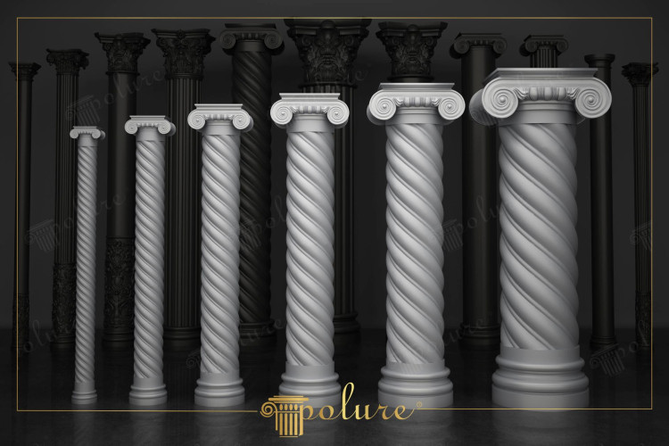 Polyurethane Ionic Capitals and Twisted Columns for Classical Exterior Decoration <h2>Classical Inspiration in Twisted Columns</h2><p>The combination of <strong>polyurethane</strong> craftsmanship with the timeless Ionic order results in a decorative element that unites historical references with modern performance. The twisted shaft creates a dynamic surface that interacts with light, generating a sense of movement often sought in <strong>architectural design</strong>.</p><p>The Ionic capital, recognized by its graceful scrolls, adds harmony to the vertical rhythm of the spiral column body. This blend of geometry and artistry reflects the Roman and Hellenistic tradition of ornamentation while offering resilience through modern materials.</p><h2>Durable and Lightweight Material</h2><p>Unlike heavy stone or concrete, polyurethane provides a flexible yet solid medium for decorative structures. Its lightweight nature simplifies installation, and its weather-resistant qualities make it ideal for outdoor facades and <strong>exterior decoration</strong>. Through this material, sculptural elegance becomes accessible to a wide range of projects without sacrificing quality.</p><h2>Applications and Design Opportunities</h2><p>These <strong>decorative columns</strong> can frame entrances, support pergolas, or stand as independent design accents. They bring classical refinement to commercial buildings, garden pavilions, or private residences. Because of the twisted shaft, they generate both structural presence and visual intrigue in any setting.</p><h2>A Brief Historical Note</h2><p>Twisted or spiral columns can be traced back to Roman architecture and were often used in Byzantine and Baroque structures as well. These historical precedents underline their role as symbols of movement, spirituality, and refinement, carried into the modern age through contemporary fabrication techniques.</p>

<p>Polyurethane Ionic capitals with twisted shafts combine tradition and innovation. These columns embody classical refinement. Their <strong>spiral design</strong> creates a flowing architectural rhythm. The Ionic scroll tops emphasize balance and elegance. Crafted from high-quality <strong>polyurethane</strong>, they remain both lightweight and durable. Such a combination makes them suitable for exteriors. At the same time, their sophisticated look fits interior spaces. Designers value their ease of installation. The <strong>decorative columns</strong> work as focal points in architectural projects. Their geometry enhances both shadow and light play. <strong>Architectural design</strong> benefits from their rhythm and proportion. These columns recall Greco-Roman heritage in a modern form. They also reflect later Baroque flourishes. Their <strong>classical details</strong> adapt easily to today’s projects. Ultimately, they offer timeless beauty with contemporary practicality.</p>