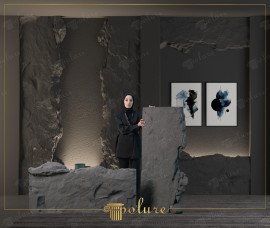 Rustic Wall Design with Polyurethane Canyon Rock Panels