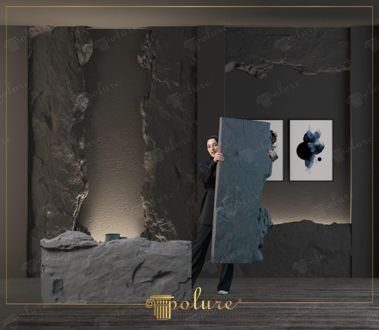 Poliuretanowe panele ścienne o wyglądzie skały do rustykalnej aranżacji <h2>Rustykalne wnętrza z poliuretanowymi panelami ściennymi</h2><p>Panele wykonane z poliuretanu imitujące naturalny kamień nadają przestrzeniom unikalny charakter. Ich <strong>realistyczna faktura</strong> sprawia, że ściany wyglądają jakby zostały ukształtowane przez naturę, z licznymi pęknięciami, szczelinami i nieregularnymi liniami.</p><p>Dobór <strong>rustykalnych paneli</strong> ściennych to sposób na stworzenie wrażenia autentycznego wnętrza, które łączy surowość skały z nowoczesnym designem. W aranżacjach klasycznych stanowią subtelne tło, natomiast w nowoczesnych wystroju pełnią funkcję mocnego akcentu wizualnego.</p><p>Technika stosowania tego typu wykończeń sięga czasów antycznych, gdy kamień był podstawowym materiałem dekoracyjnym w Grecji i Rzymie. Dzisiejsze <strong>poliuretanowe panele</strong> są lekką i funkcjonalną alternatywą, która przenosi tradycję do współczesnych projektów.</p><ul><li><strong>Łatwy montaż</strong> i niska waga paneli sprawiają, że prace aranżacyjne są szybkie i proste.</li><li><strong>Trwałość</strong> materiału zapewnia długowieczność bez ryzyka pęknięć.</li><li><strong>Efekt 3D</strong> uwydatnia głębię powierzchni i podkreśla grę światła.</li></ul>
<p>Poliuretanowe panele o wyglądzie kamienia nadają wnętrzom wyjątkowy klimat. Realistyczna faktura oddaje naturalne nierówności skał. Dzięki nim można stworzyć atmosferę rustykalną z nutą nowoczesności. Wyraźne pęknięcia i cienie podkreślają strukturę ściany. Lekkość materiału ułatwia transport i montaż. Trwałość zapewnia długotrwałą estetykę. Panele pasują do salonu, biura i przestrzeni publicznych. Oświetlenie wzmacnia ich <strong>efekt 3D</strong>. Materiał jest odporny na uszkodzenia i wilgoć. W rustykalnych aranżacjach buduje wrażenie autentyczności. W klasycznych wnętrzach stanowi spokojne tło. W nowoczesnych przestrzeniach staje się dekoracyjnym akcentem. Historia używania kamienia w architekturze sięga starożytności. Dzisiejsze <strong>poliuretanowe panele</strong> kontynuują tę tradycję w innowacyjnej formie. Stylowe wykończenie wspiera harmonię i równowagę w dekoracji.</p>