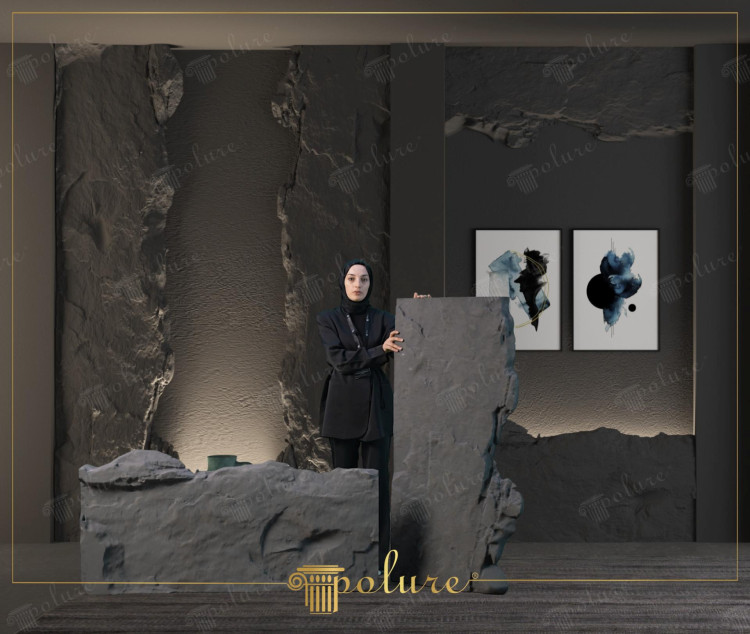 Dekoracyjne panele poliuretanowe o wyglądzie kanionowych skał do rustykalnych wnętrz <h2>Panele poliuretanowe inspirowane formacją kanionowych skał</h2><p>Nowoczesne dekoracje ścienne w formie paneli poliuretanowych pozwalają na stworzenie przestrzeni pełnej wyrazistości. Struktura przypominająca <strong>skałę</strong> nadaje wrażenie naturalności, a jednocześnie dzięki lekkości materiału montaż jest wyjątkowo prosty.</p><p>Charakterystyczne pęknięcia i nieregularne powierzchnie oddają surowość <strong>kamienia</strong>, co sprawia, że wnętrze uzyskuje mocny rustykalny akcent. Geometryczne przełamania na panelach tworzą efekt głębi i wielowymiarowości.</p><p>Panele tego typu znajdują zastosowanie zarówno w przestrzeniach mieszkalnych, jak i komercyjnych – od domowych salonów po eleganckie lobby. Nawiązanie do form naturalnych wpisuje się w długą tradycję dekoracji inspirowanych naturą, która sięga już starożytności, kiedy to <strong>architektura klasyczna</strong> chętnie korzystała z faktur kamiennych i surowych płaszczyzn.</p><p>W zestawieniu z minimalistycznym wyposażeniem i nowoczesną sztuką ścienną, panele te tworzą szczególną atmosferę równowagi między <strong>rustykalnym</strong> urokiem a współczesną elegancją. To rozwiązanie, które łączy trwałość materiału z wysokimi walorami estetycznymi.</p><ul><li>Realistyczna imitacja kanionowych formacji</li><li>Łatwy montaż i wysoka trwałość</li><li>Uniwersalność zastosowania</li><li>Optyczne powiększenie przestrzeni poprzez dynamiczne faktury</li></ul>
<p>Dekoracyjne panele poliuretanowe o strukturze kanionowych skał wprowadzają do wnętrza naturalny charakter. Ich powierzchnia przypomina prawdziwą <strong>skałę</strong>, co nadaje ścianie trójwymiarowej głębi. Zastosowanie takich paneli w aranżacjach rustykalnych i klasycznych buduje spójny klimat. Struktura materiału odwzorowuje detale natury w niezwykle realistyczny sposób. Dzięki lekkości poliuretanu montaż przebiega bezproblemowo. W zestawieniu z nowoczesnymi dodatkami tworzą efektowny kontrast. Odcienie szarości podkreślają elegancję surowego <strong>kamienia</strong>. Geometryczne przełamania powierzchni paneli dodają dynamiki wnętrzu. Panel sprawdza się zarówno w salonie, jak i w przestrzeniach komercyjnych. Inspiracja naturalnymi formacjami nawiązuje do tradycji architektonicznych. Rustykalny klimat wzbogacony nowoczesną sztuką to interesująca propozycja dla wymagających. Panele te łączą funkcjonalność z estetyką. Surowa forma wydobywa urok minimalistycznych aranżacji. Trwałość i odporność materiału gwarantują długowieczność. To połączenie <strong>rustykalności</strong>, nowoczesności i klasycznej harmonii.</p>