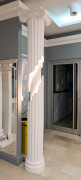 Neoclassical Polyurethane Decorative Column with Integrated Lighting